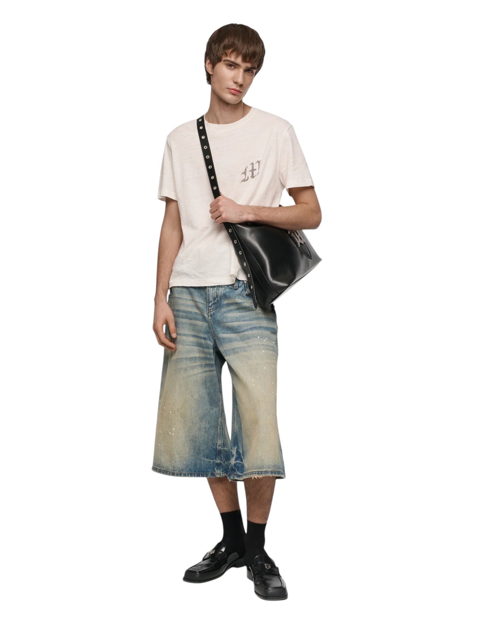 MISBHV 2in1 Denim Dirt Baggy Shorts - MISBHV
