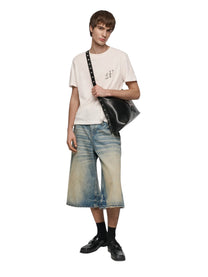 MISBHV 2in1 Denim Dirt Baggy Shorts - MISBHV