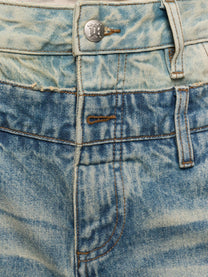 MISBHV 2in1 Denim Dirt Baggy Shorts - MISBHV