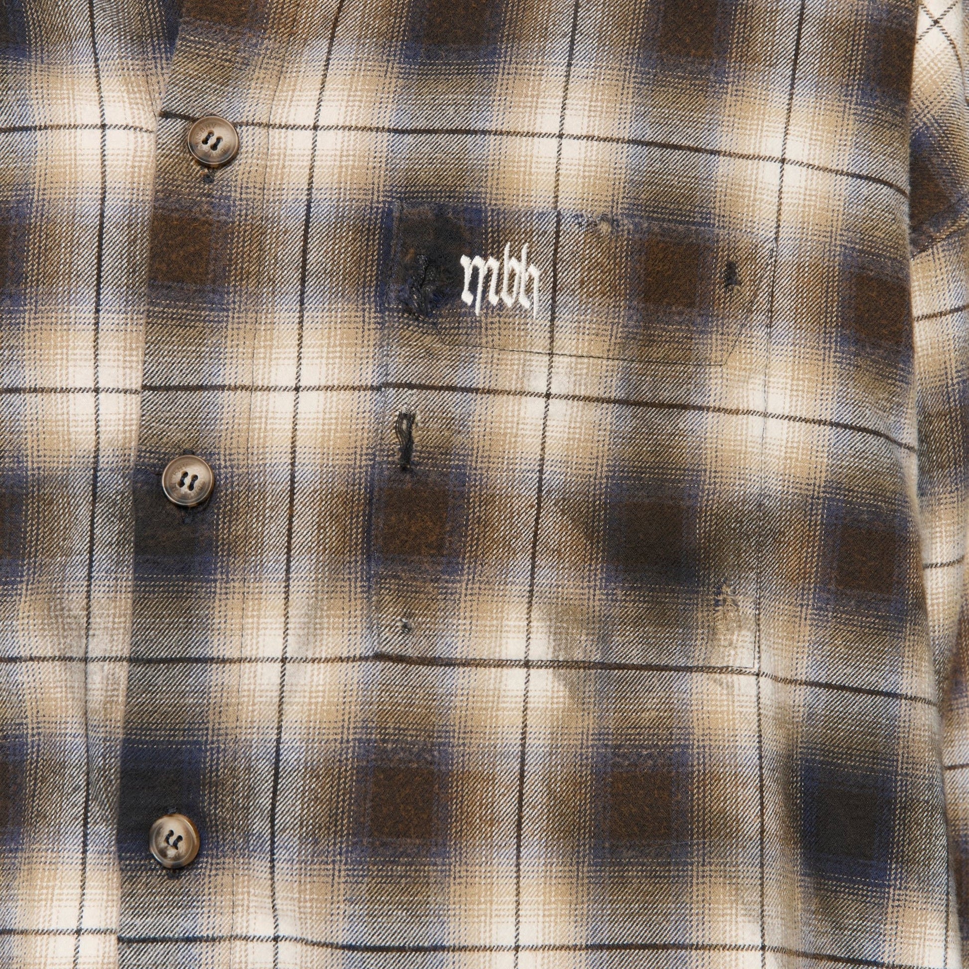 Misbhv Check Button Up Shirt - MISBHV