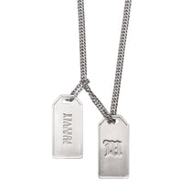 Misbhv Forever Dog Tag Necklace - MISBHV