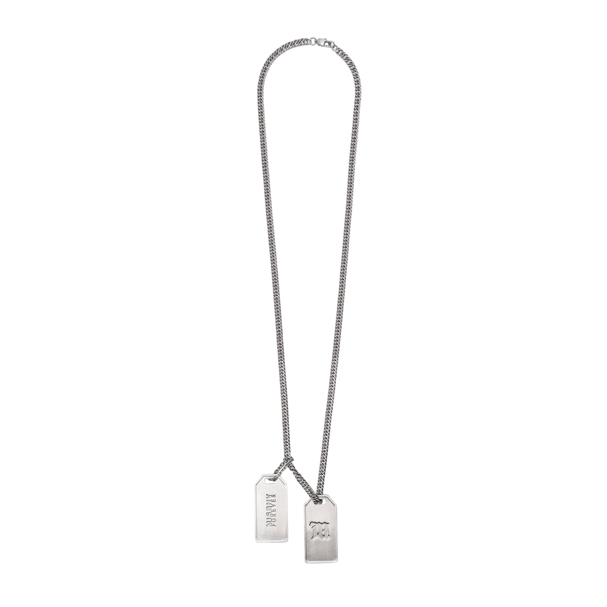 Misbhv Forever Dog Tag Necklace - MISBHV