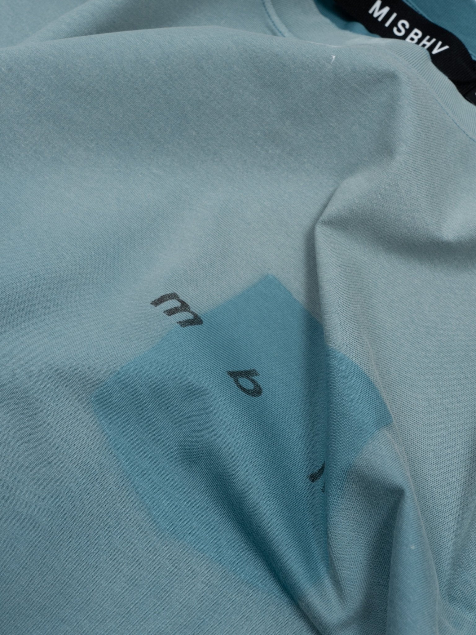 MISBHV Hand Writing Teal T-Shirt - MISBHV