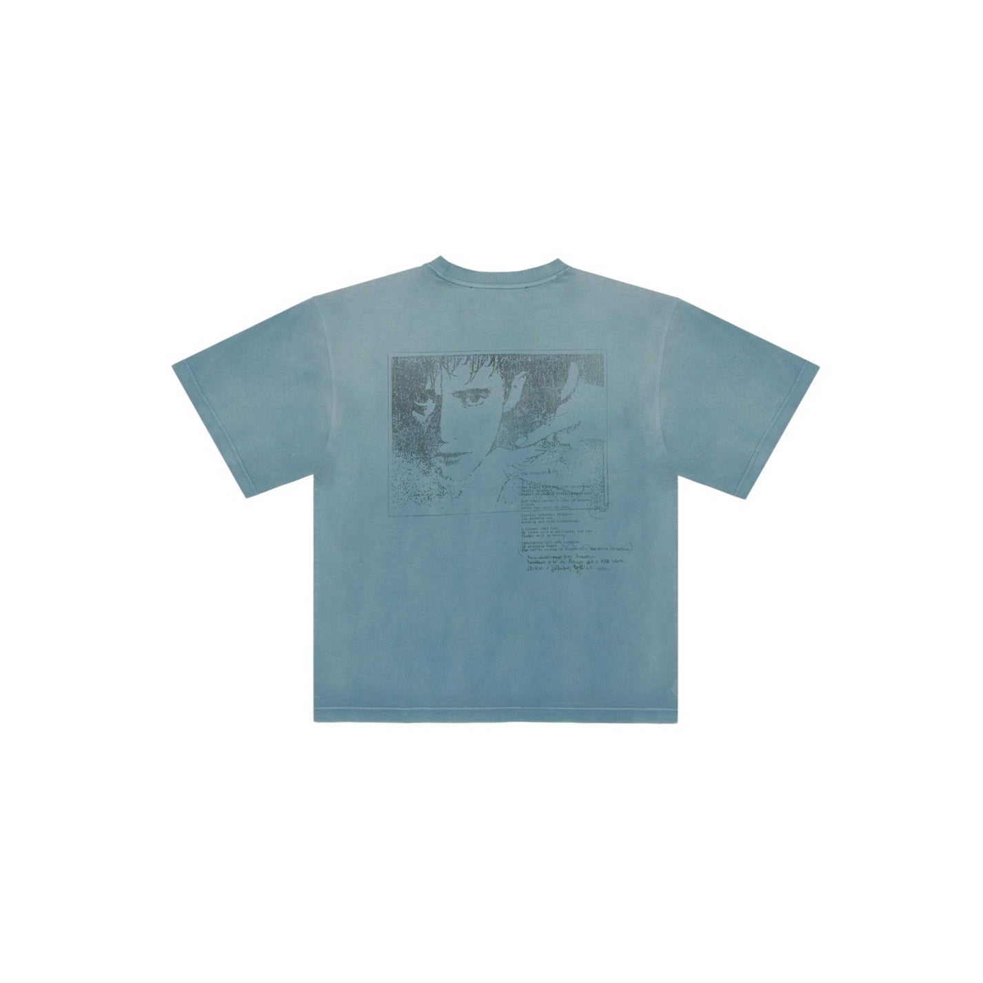 MISBHV Hand Writing Teal T-Shirt - MISBHV