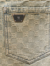 MISBHV Monogram Ocean Washed Denim Shorts - MISBHV