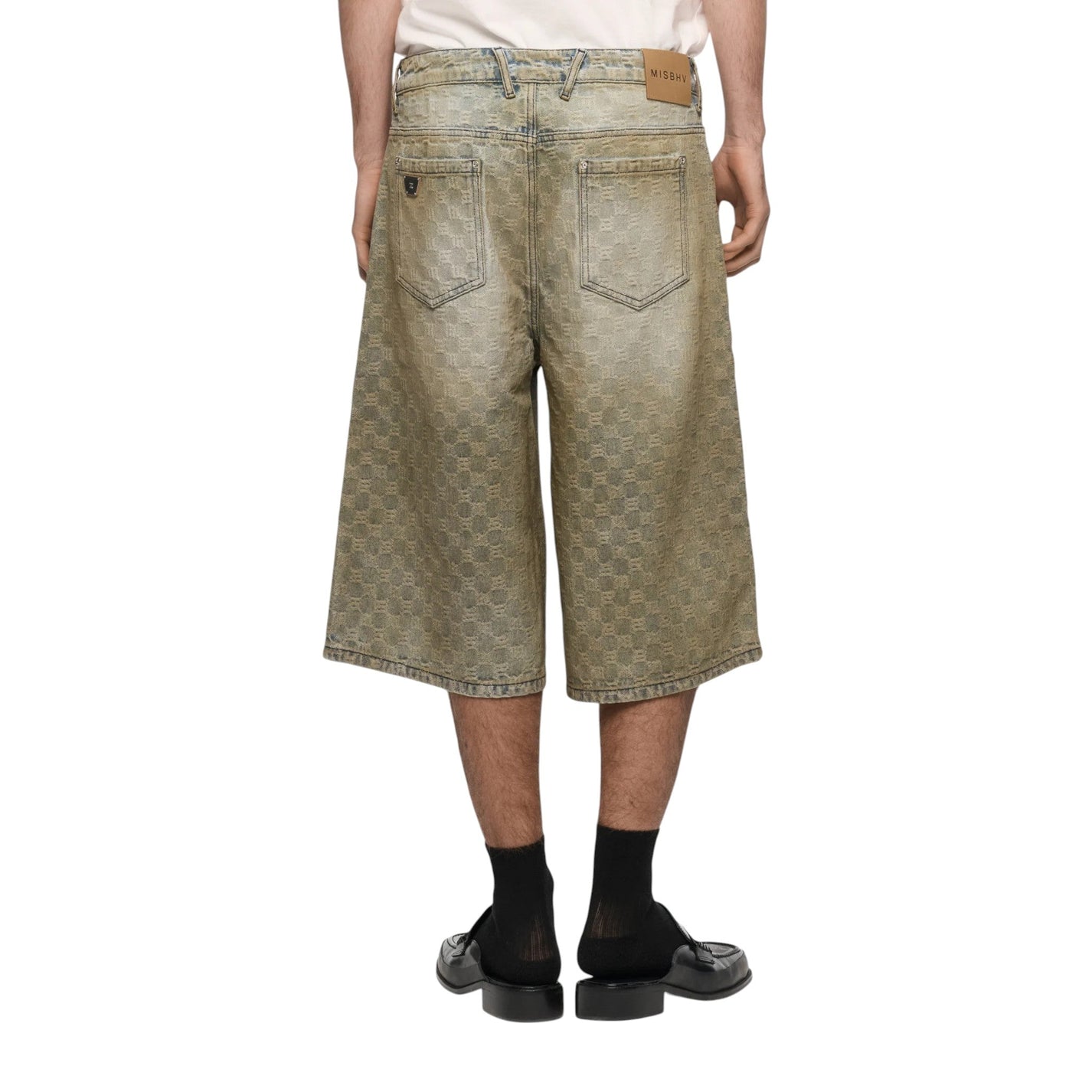 MISBHV Monogram Ocean Washed Denim Shorts - MISBHV
