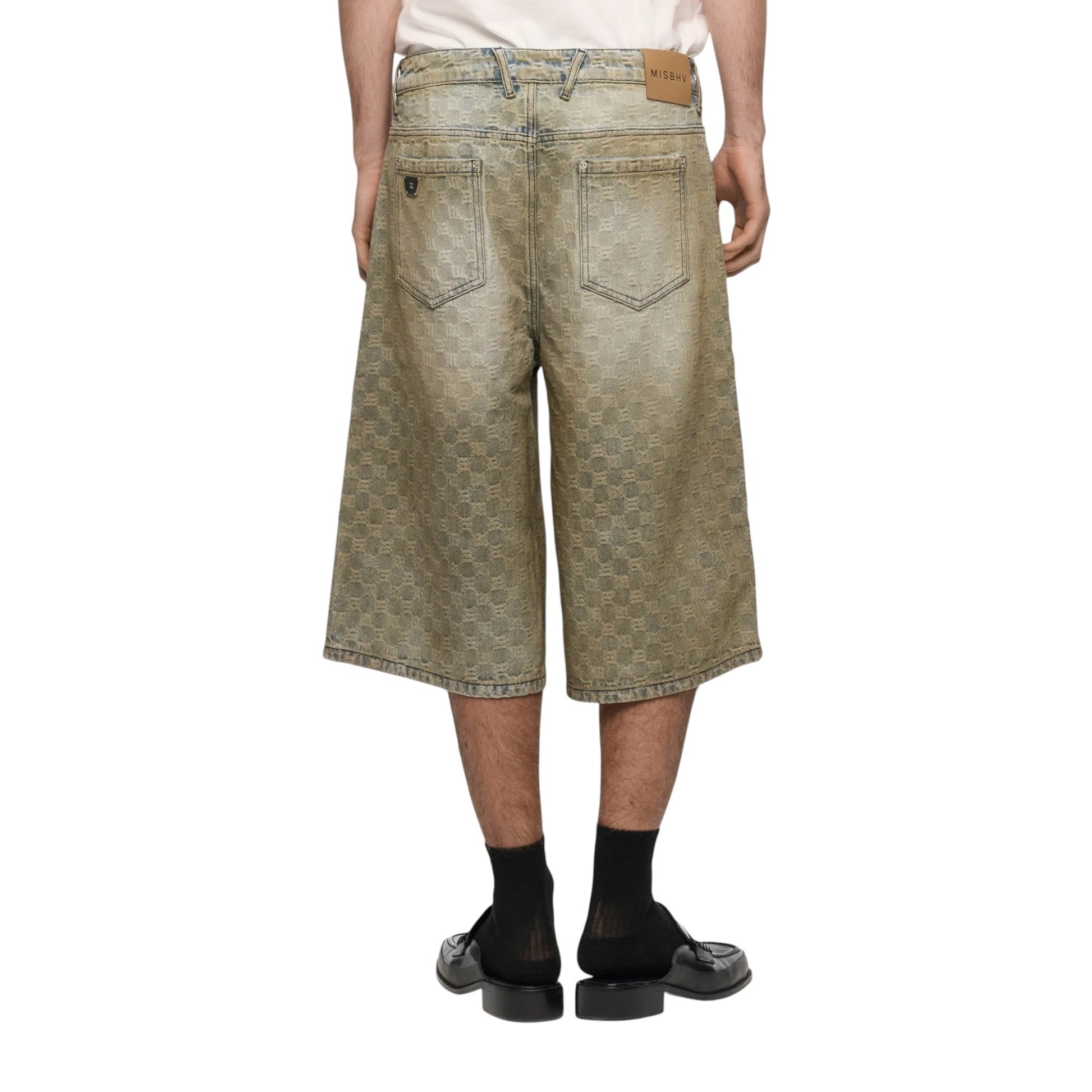 MISBHV Monogram Ocean Washed Denim Shorts - MISBHV