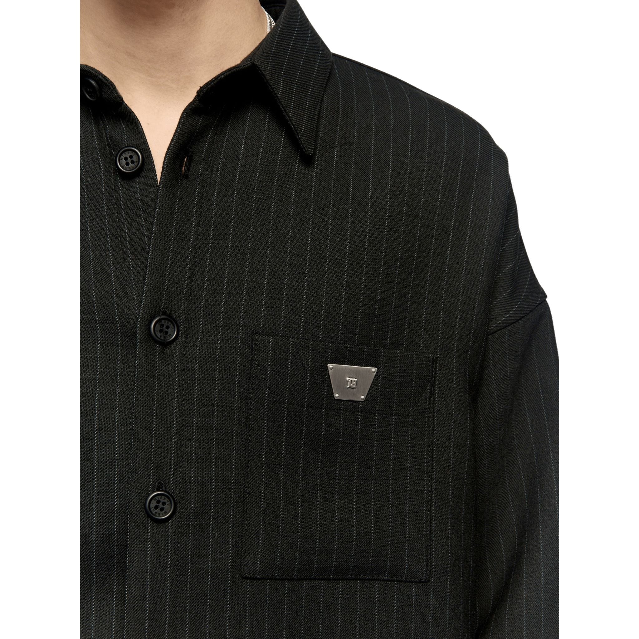 Misbhv Pinstripe Overshirt | A KONZEPT