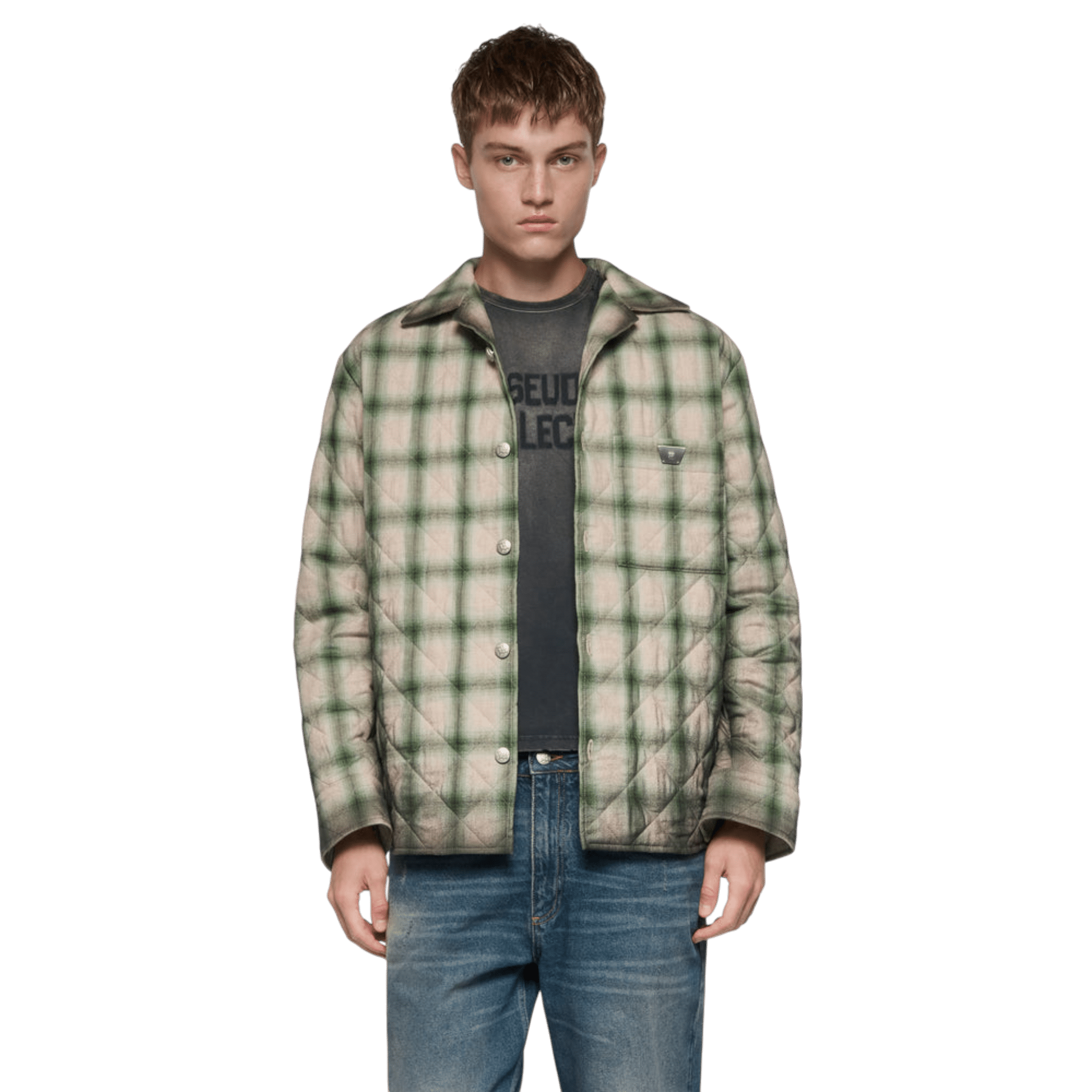 Misbhv Quilted Check Overshirt - MISBHV