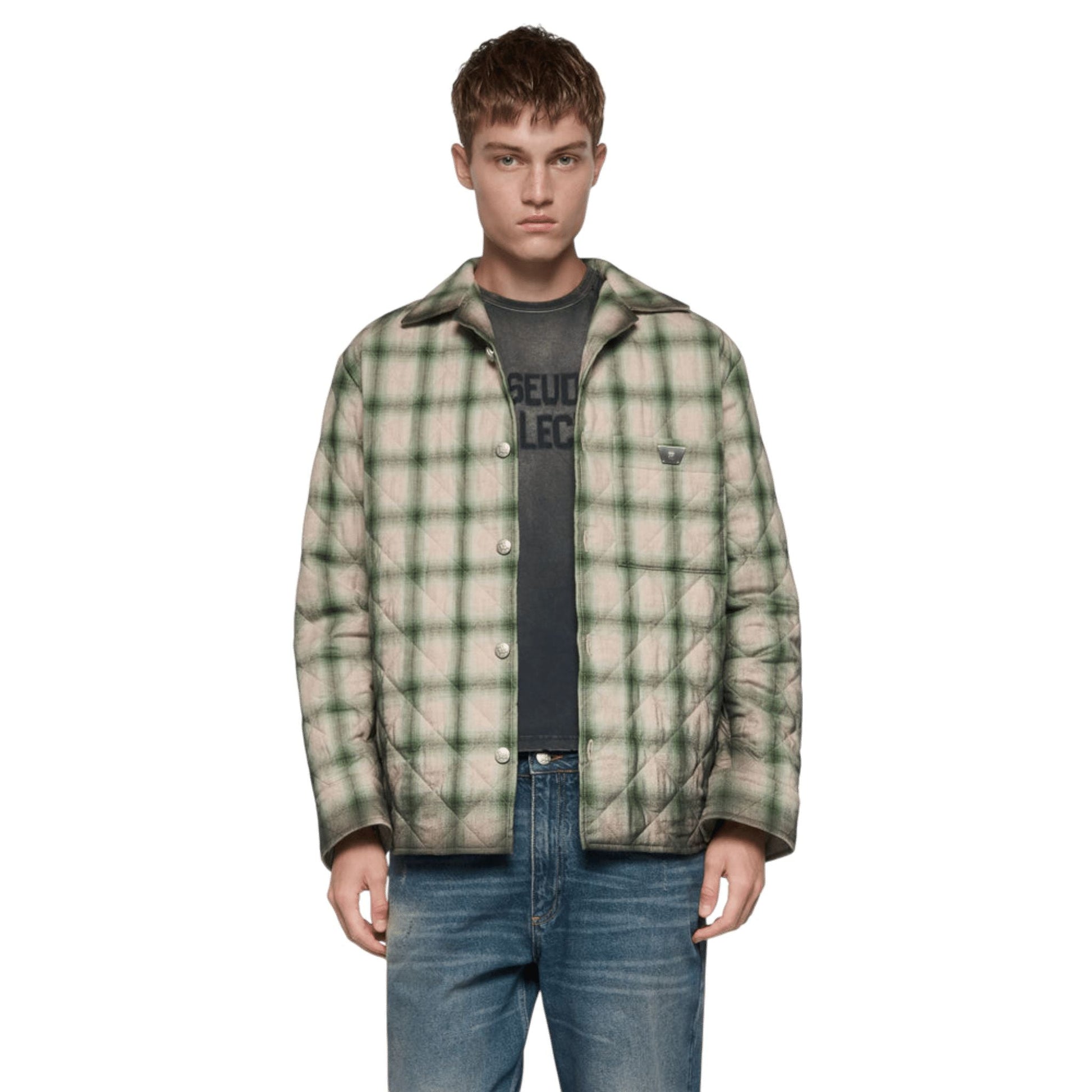 Misbhv Quilted Check Overshirt - MISBHV