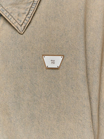 MISBHV Sand Washed Bomber Denim Jacket - MISBHV