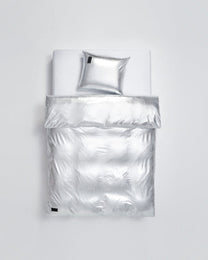 Nude pillow case - Metallic silver Jersey - Bedwear - Magniberg
