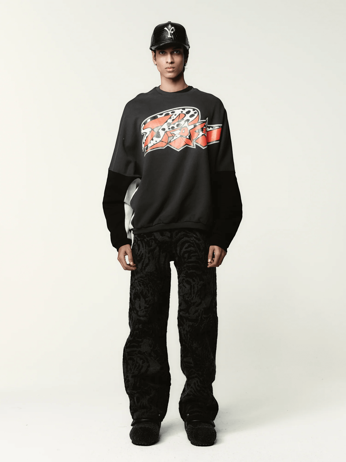 PDF Channel Alare Crewneck Black - PDF Channel