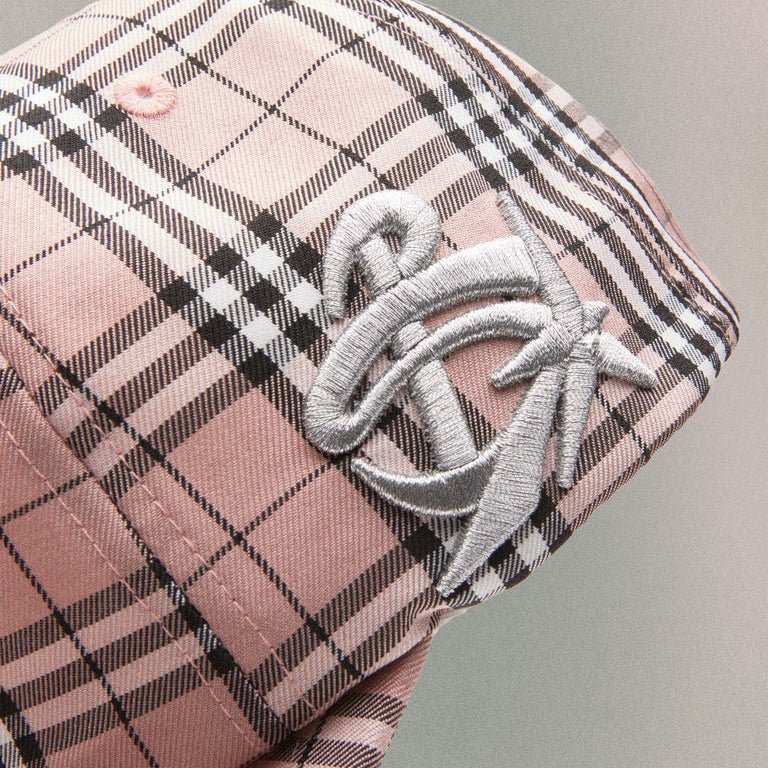 PDF Channel BASEBALL CAP CHECK // PINK - PDF Channel