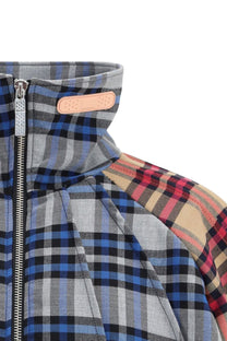 PDF Channel Federico Patchwork Check Jacket - PDF Channel