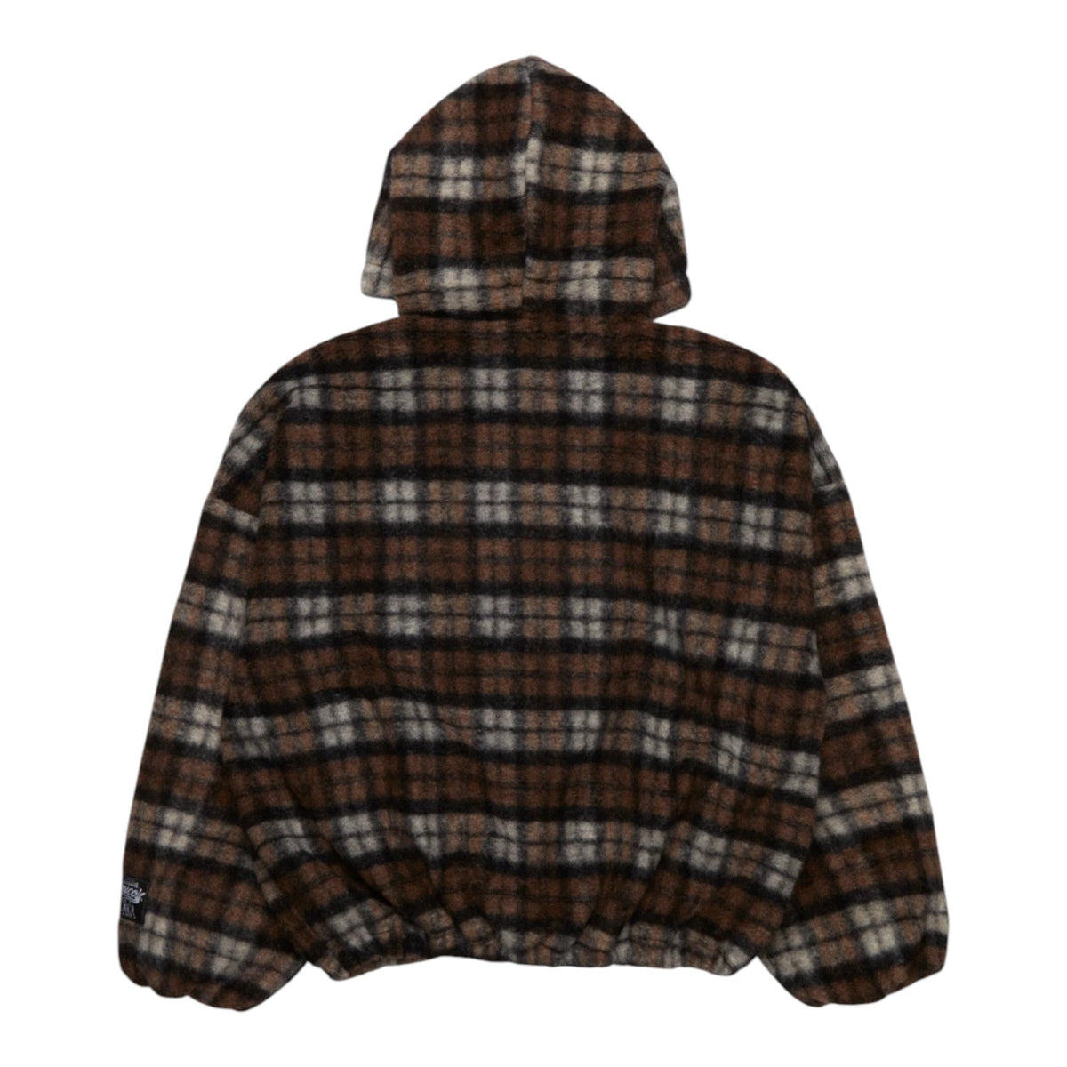 PDF Channel Forte Zip Up Hoodie Brown Tartan - PDF Channel