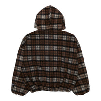 PDF Channel Forte Zip Up Hoodie Brown Tartan - PDF Channel