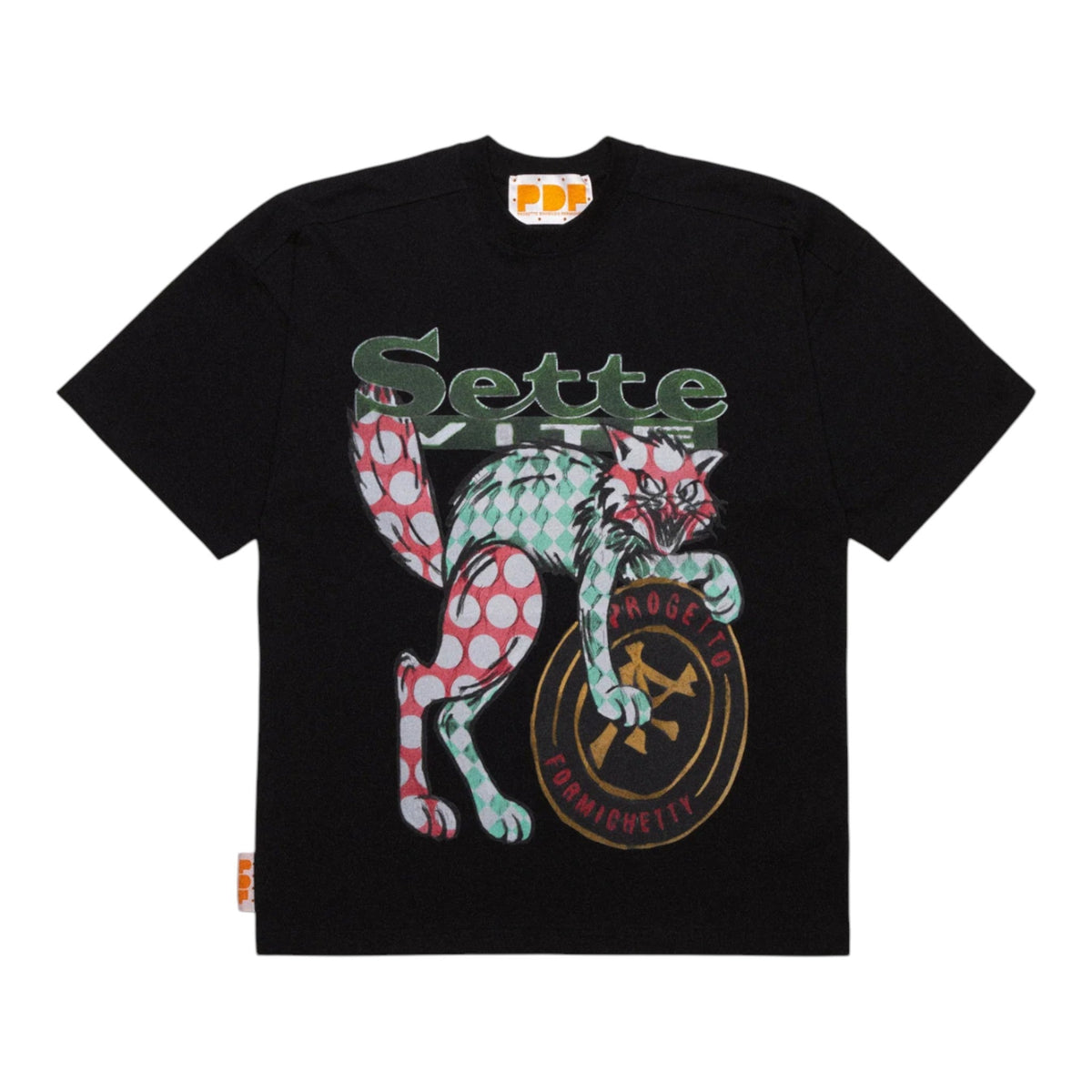 PDF Channel The New Boy Seven Cat T-Shirt Black - PDF Channel