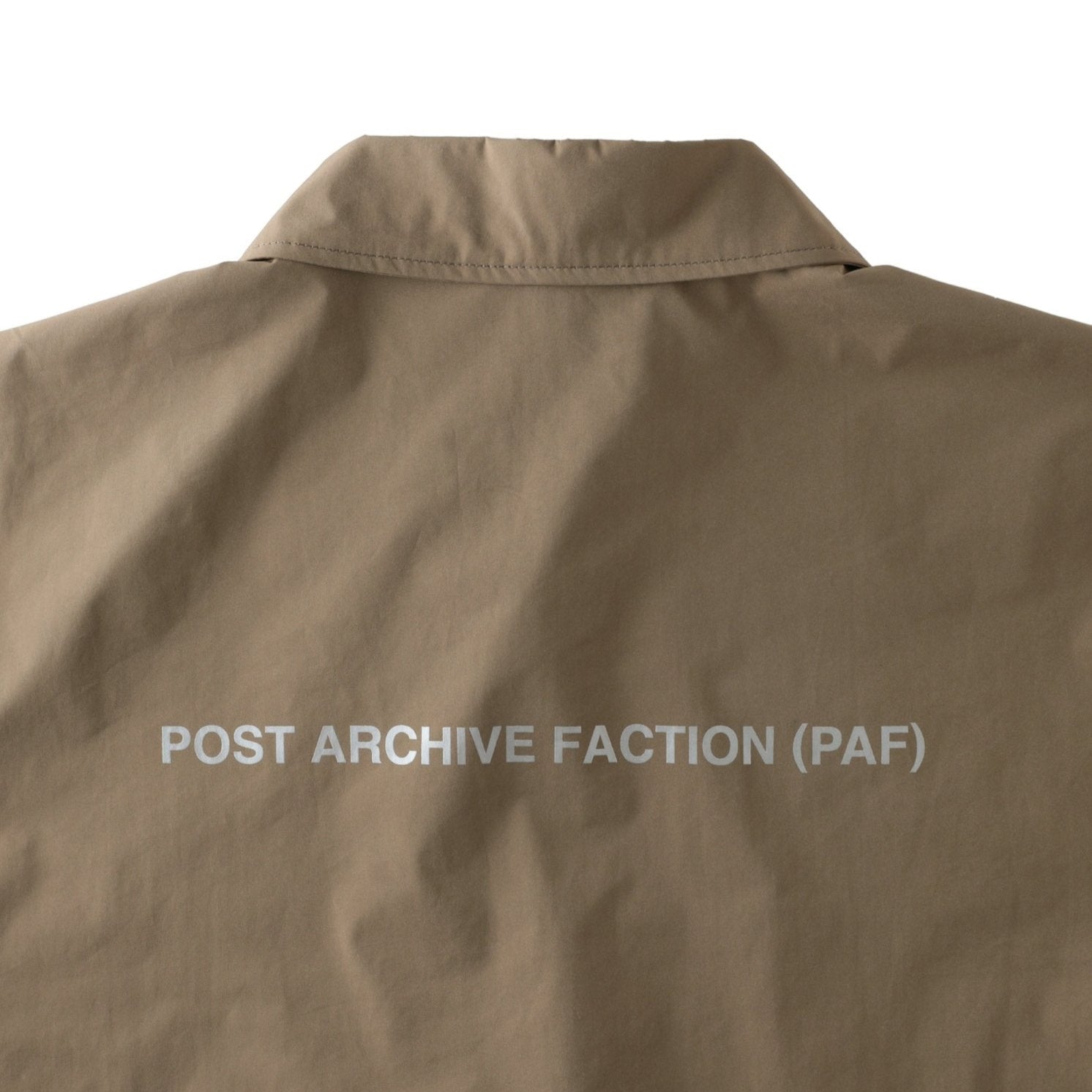 Post Archive Faction 8.0 Coach Jacket Right (Brown) - POST ARCHIVE FACTION (PAF)