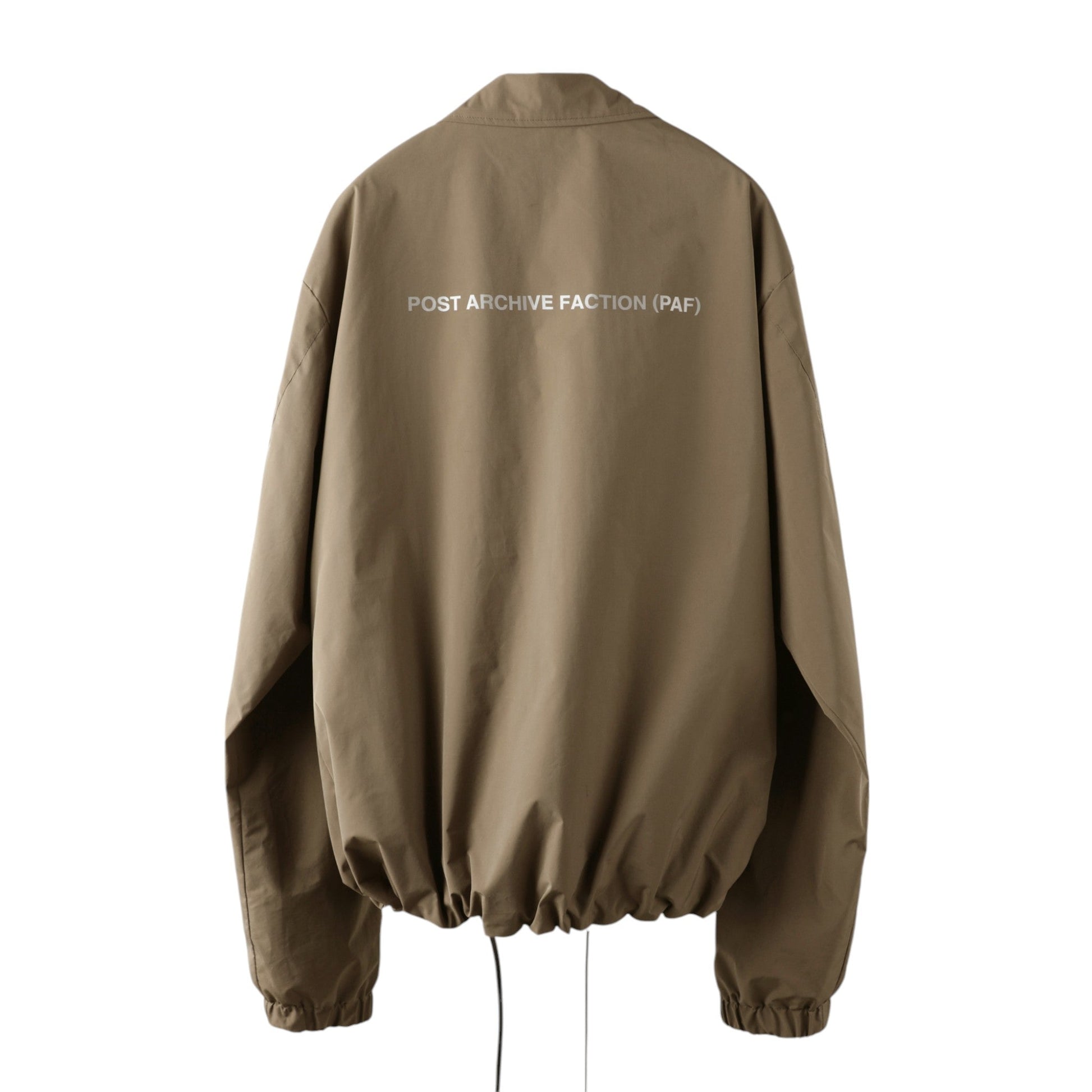 Post Archive Faction 8.0 Coach Jacket Right (Brown) - POST ARCHIVE FACTION (PAF)
