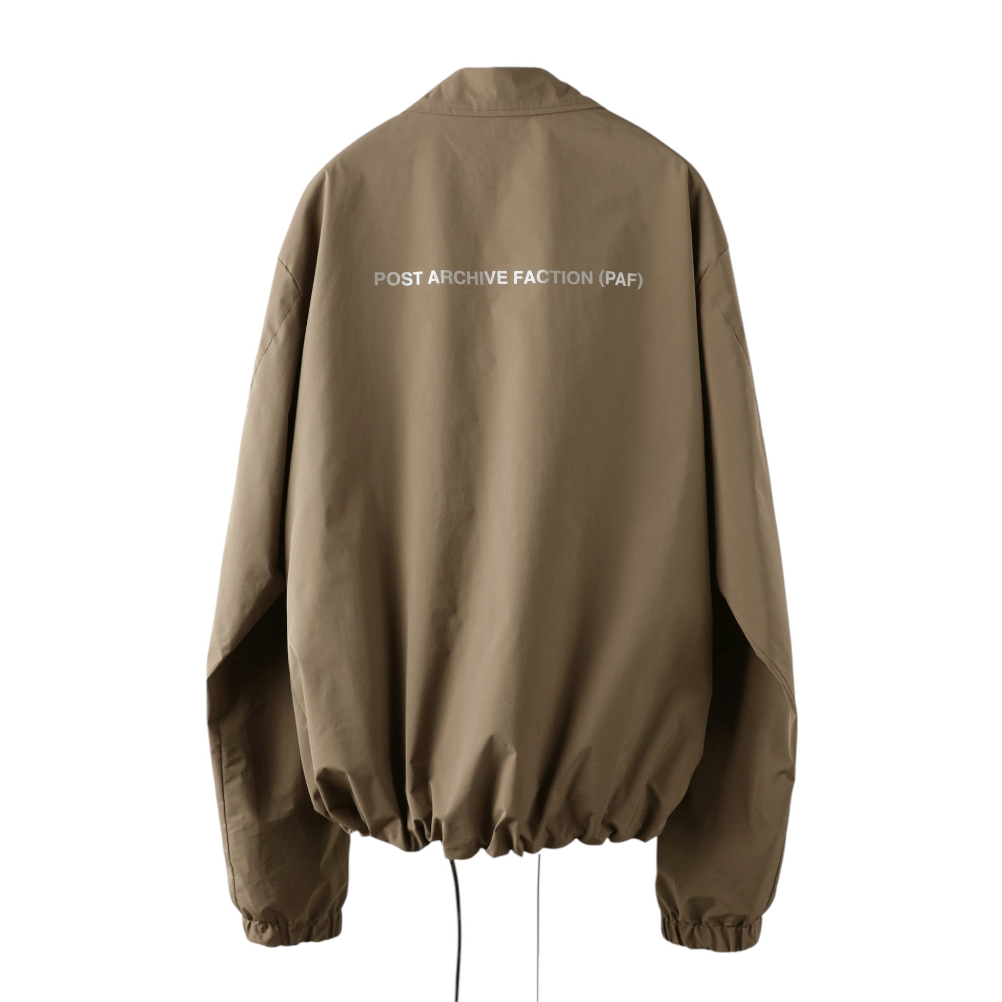 Post Archive Faction 8.0 Coach Jacket Right (Brown) - POST ARCHIVE FACTION (PAF)