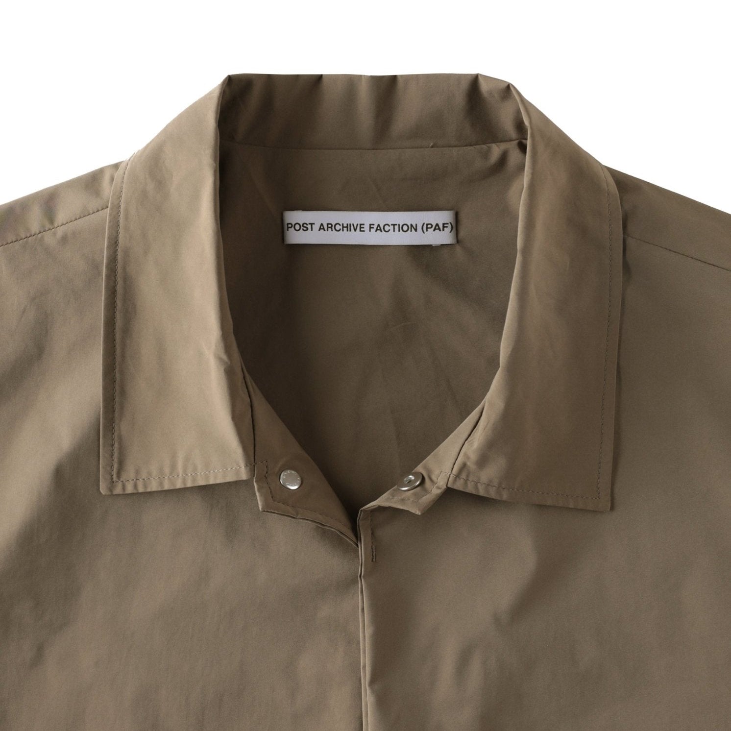 Post Archive Faction 8.0 Coach Jacket Right (Brown) - POST ARCHIVE FACTION (PAF)