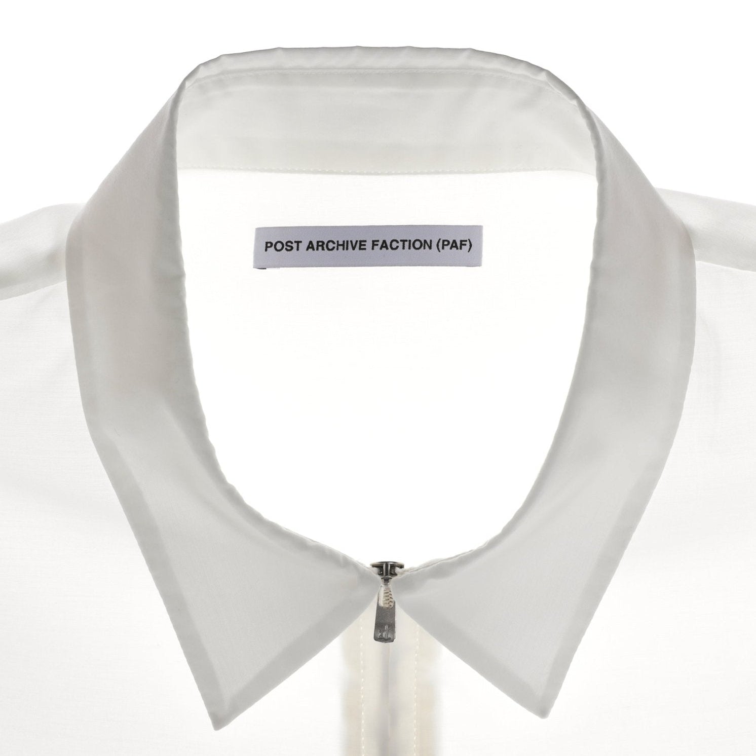 Post Archive Faction 8.0 Half Shirt Right (White) - POST ARCHIVE FACTION (PAF)