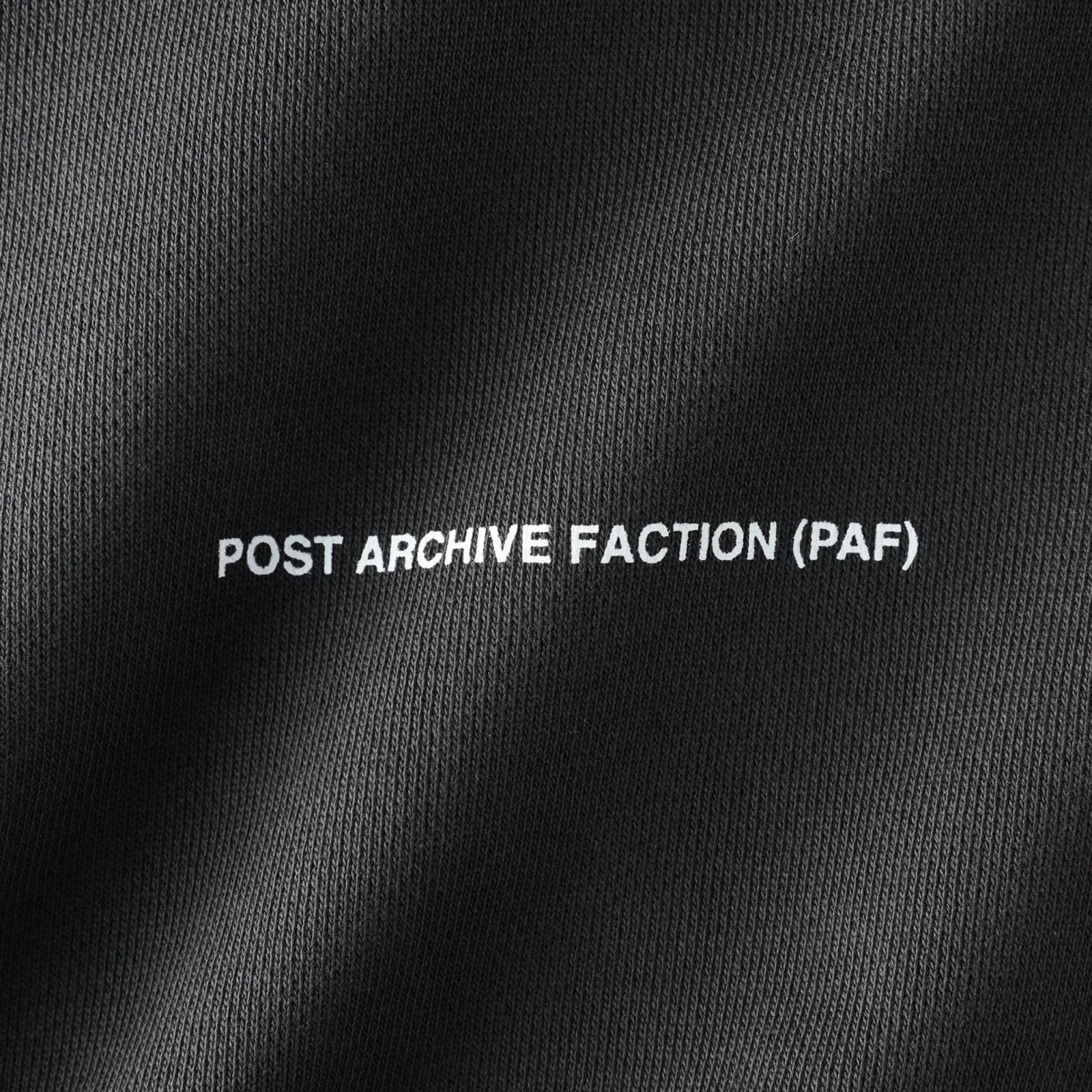 Post Archive Faction 8.0 Hoodie Right (Charcoal) - POST ARCHIVE FACTION (PAF)