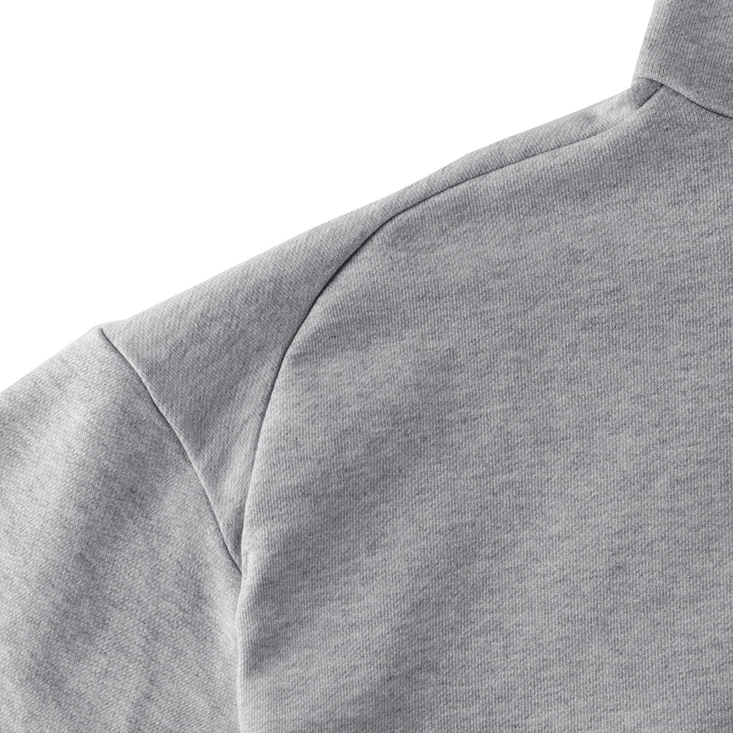 Post Archive Faction 8.0 Hoodie Right (Grey) - POST ARCHIVE FACTION (PAF)