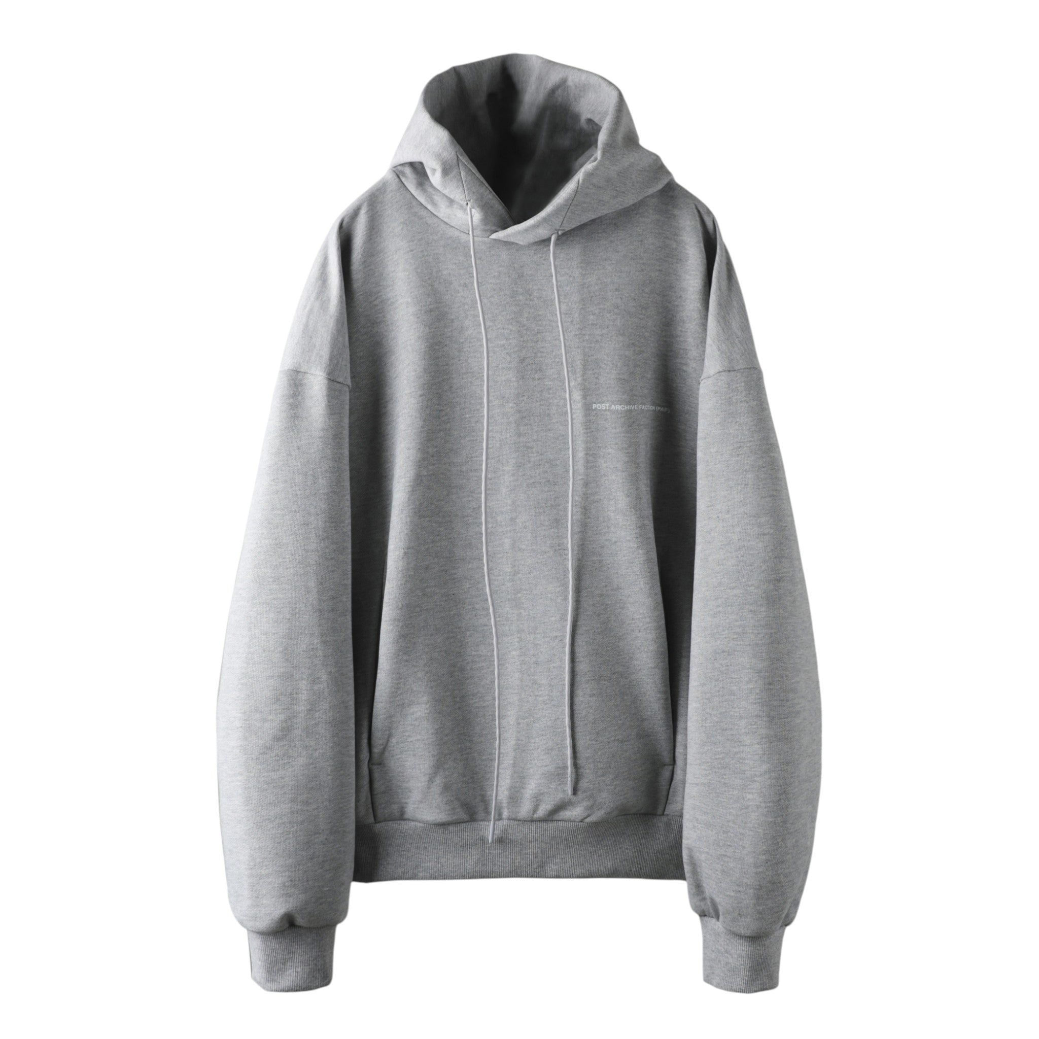 Post Archive Faction 8.0 Hoodie Right (Grey) - POST ARCHIVE FACTION (PAF)