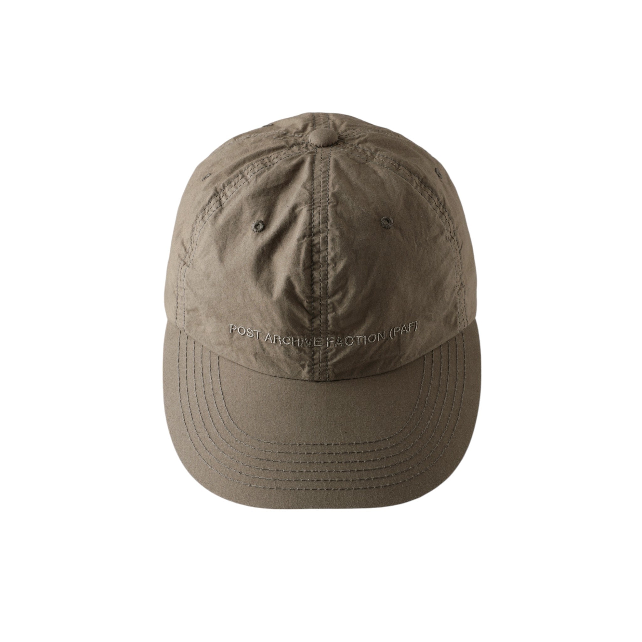 Post Archive Faction 8.0 Logo Cap Right (Brown) - POST ARCHIVE FACTION (PAF)