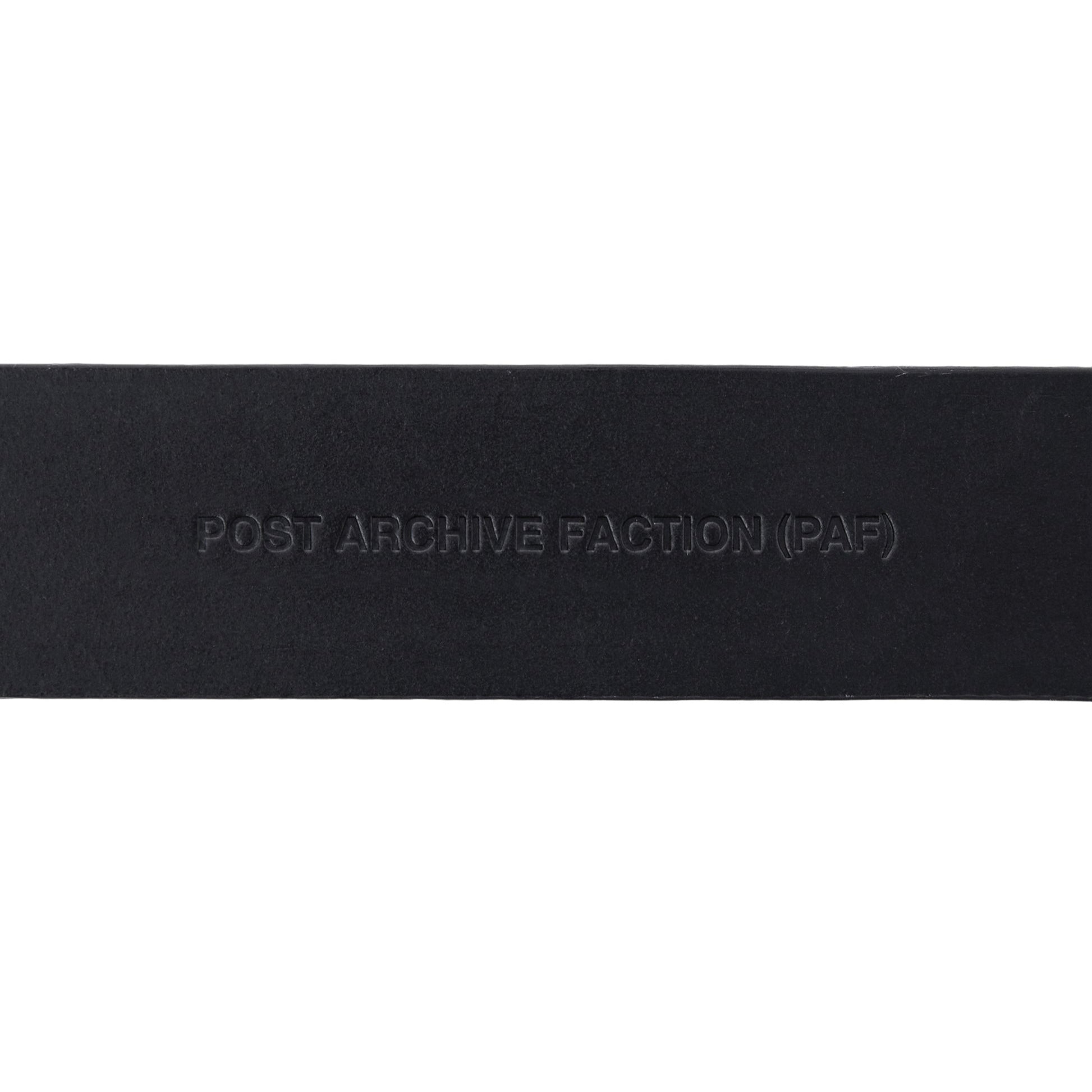 Post Archive Faction Belt 01 Black - POST ARCHIVE FACTION (PAF)
