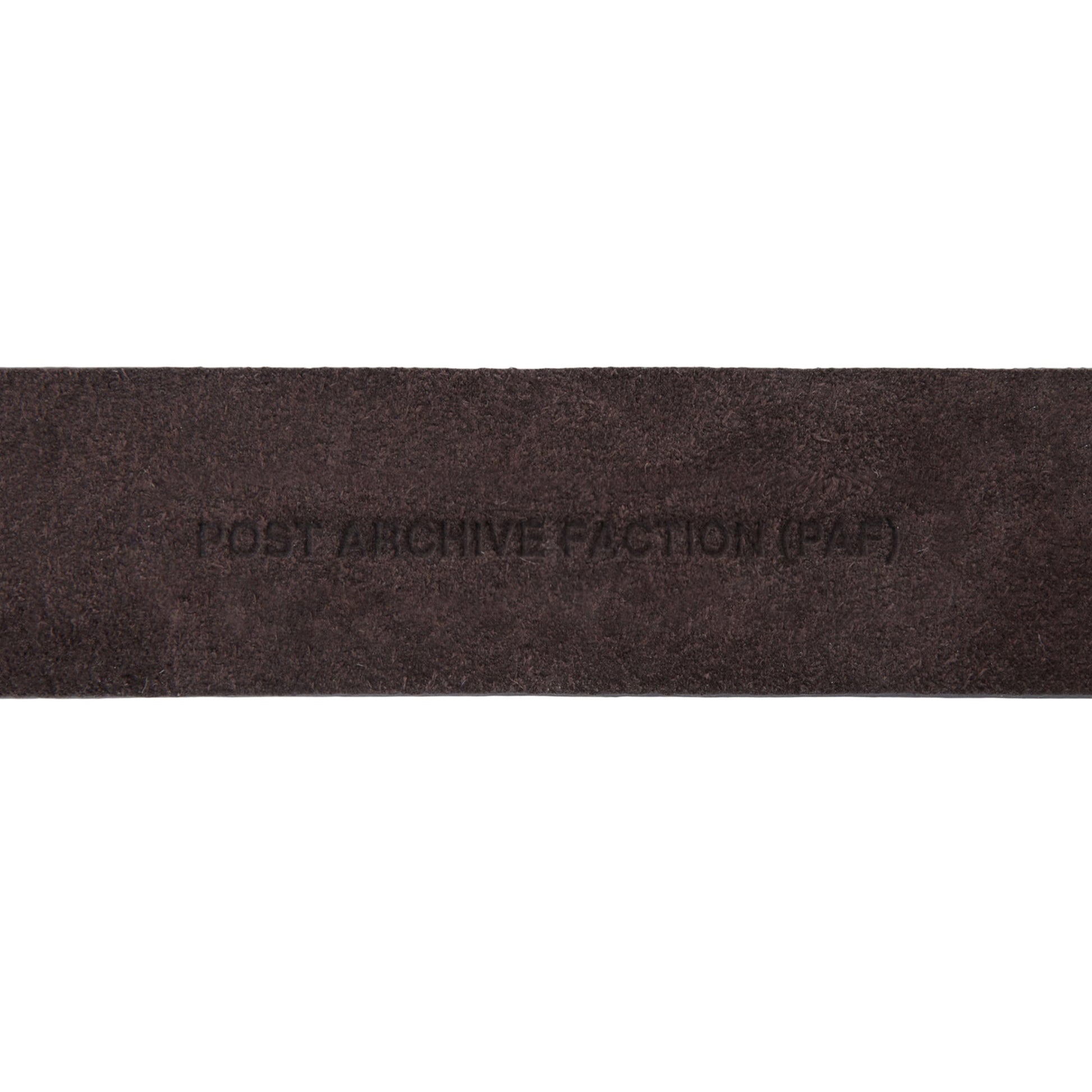 Post Archive Faction Belt 01 Brown - POST ARCHIVE FACTION (PAF)