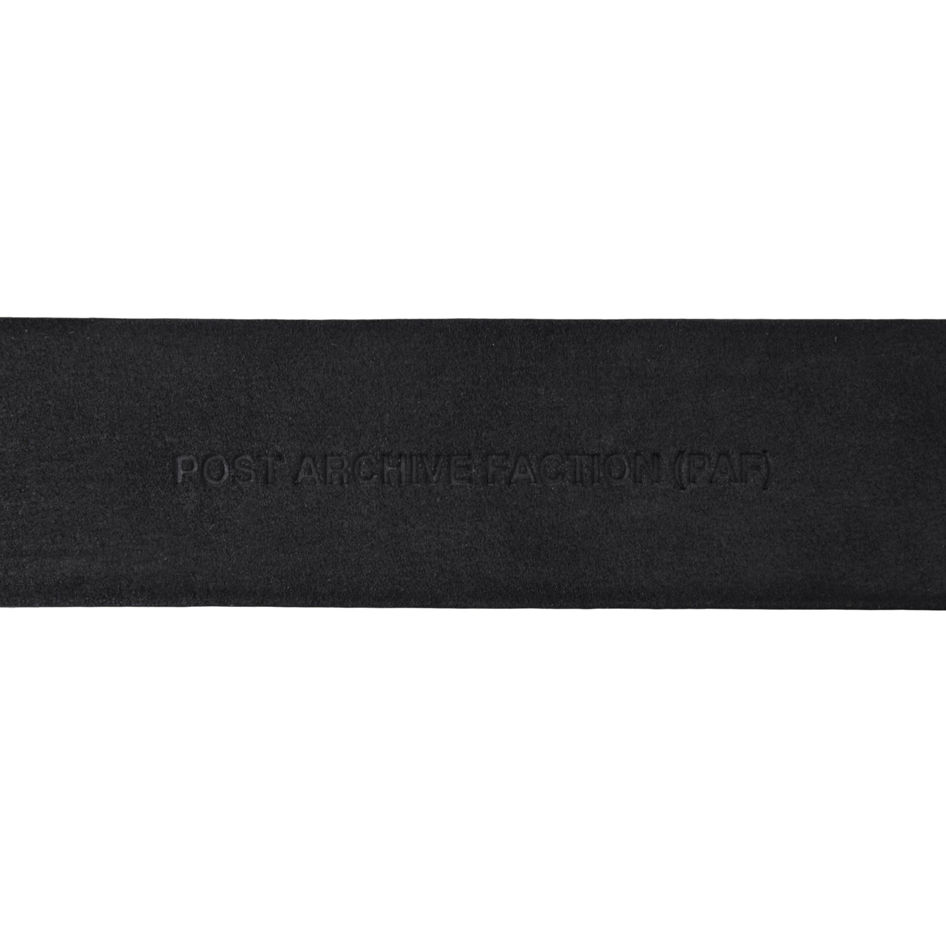 Post Archive Faction Belt 01 Matte Black - POST ARCHIVE FACTION (PAF)