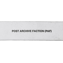 Post Archive Faction Belt 01 White - POST ARCHIVE FACTION (PAF)
