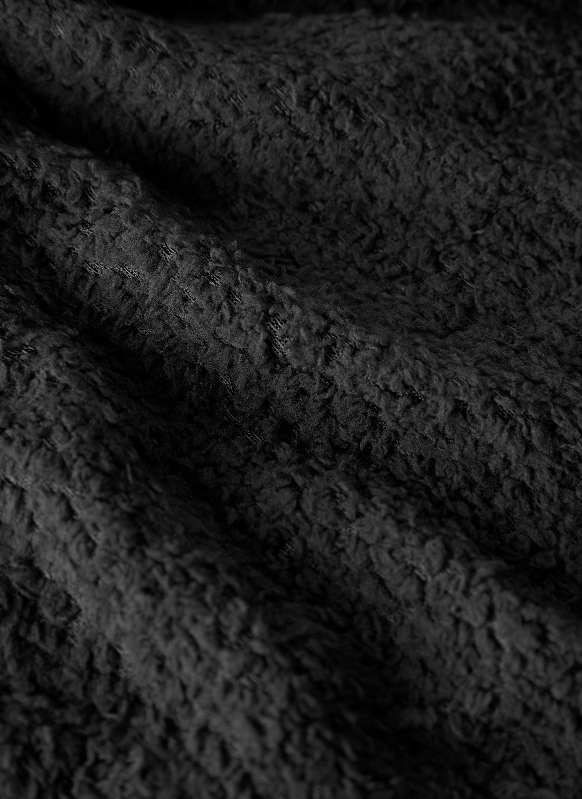 Post Archive Faction Curved Fleece Hoodie (2026) Black - POST ARCHIVE FACTION (PAF)