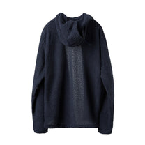 Post Archive Faction Curved Fleece Hoodie (2026) Navy - POST ARCHIVE FACTION (PAF)