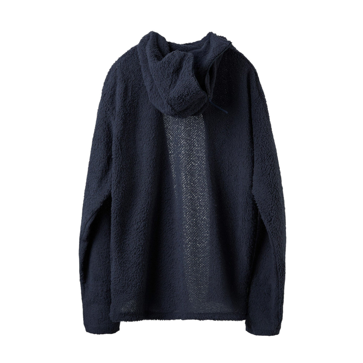 Post Archive Faction Curved Fleece Hoodie (2026) Navy - POST ARCHIVE FACTION (PAF)