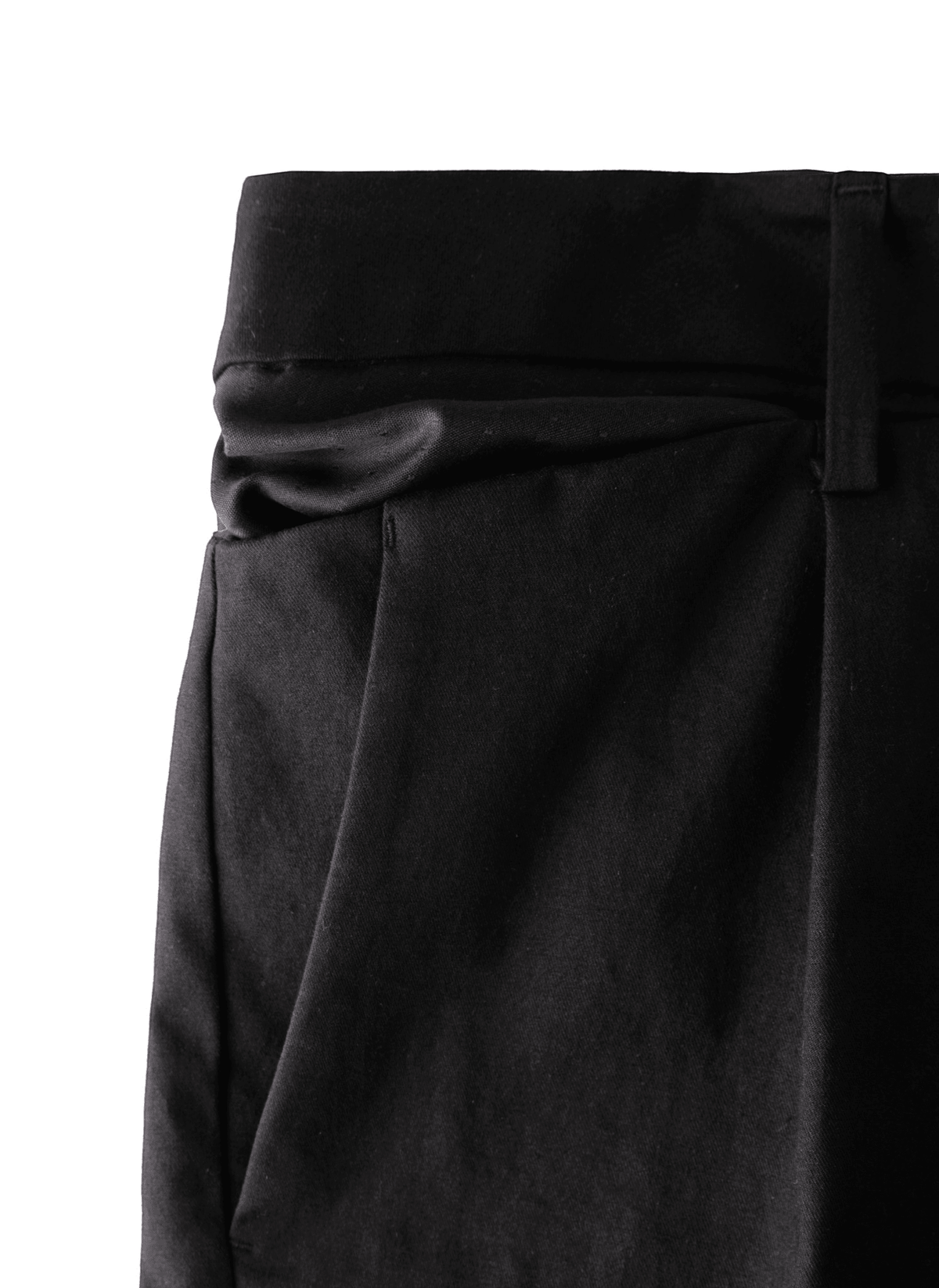 Post Archive Faction Cut Out Trousers (2026) Black - POST ARCHIVE FACTION (PAF)