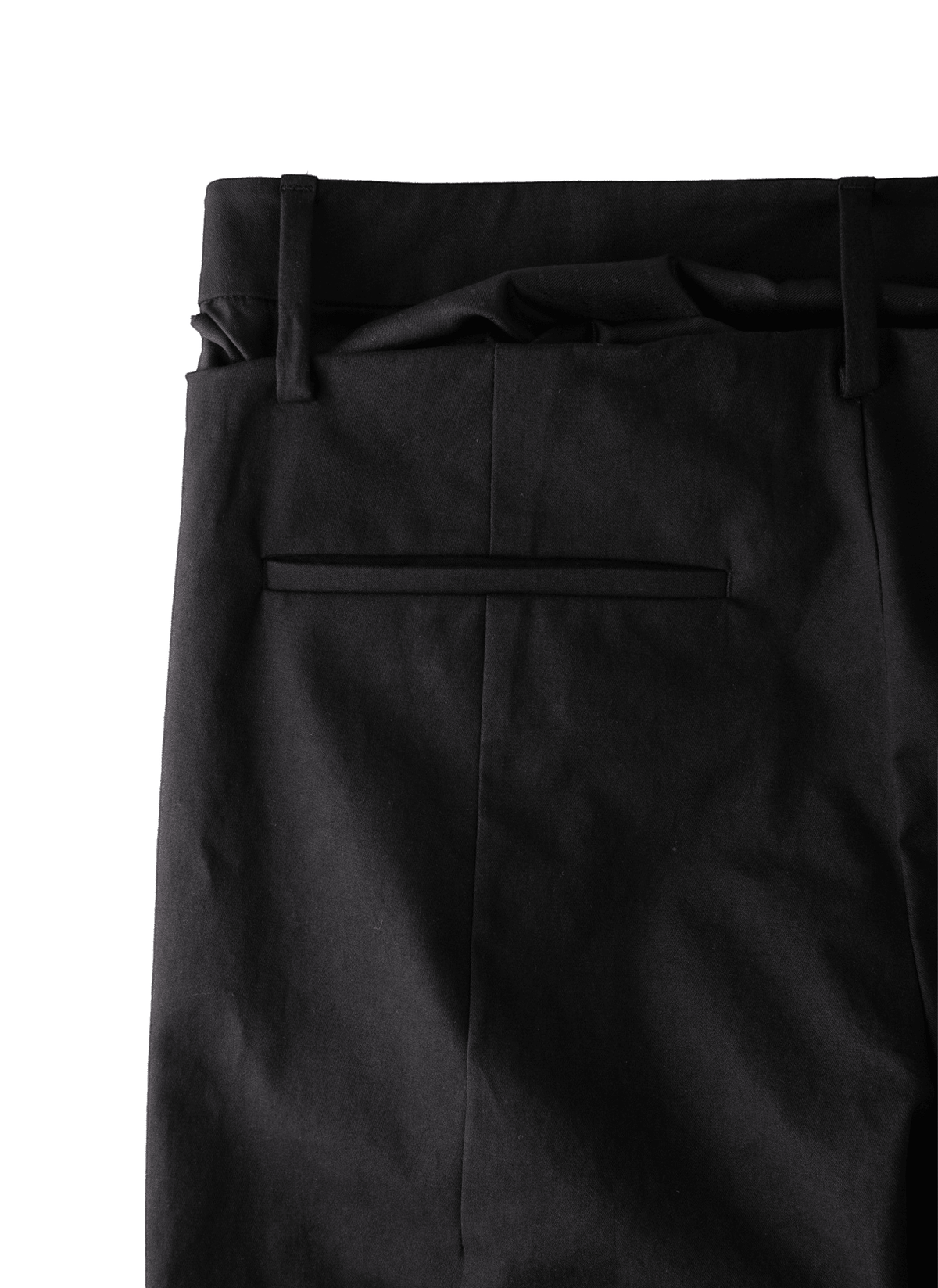 Post Archive Faction Cut Out Trousers (2026) Black - POST ARCHIVE FACTION (PAF)