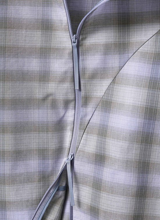 Post Archive Faction Runner Jacket Grey Blue - POST ARCHIVE FACTION (PAF)