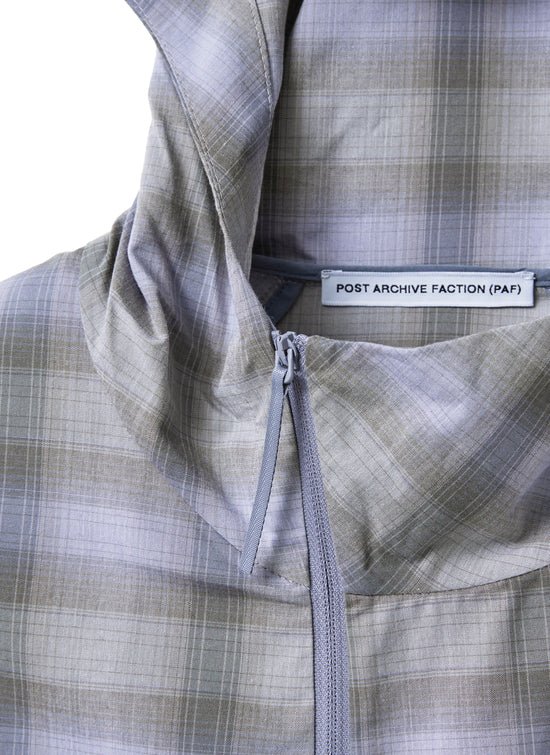 Post Archive Faction Runner Jacket Grey Blue - POST ARCHIVE FACTION (PAF)