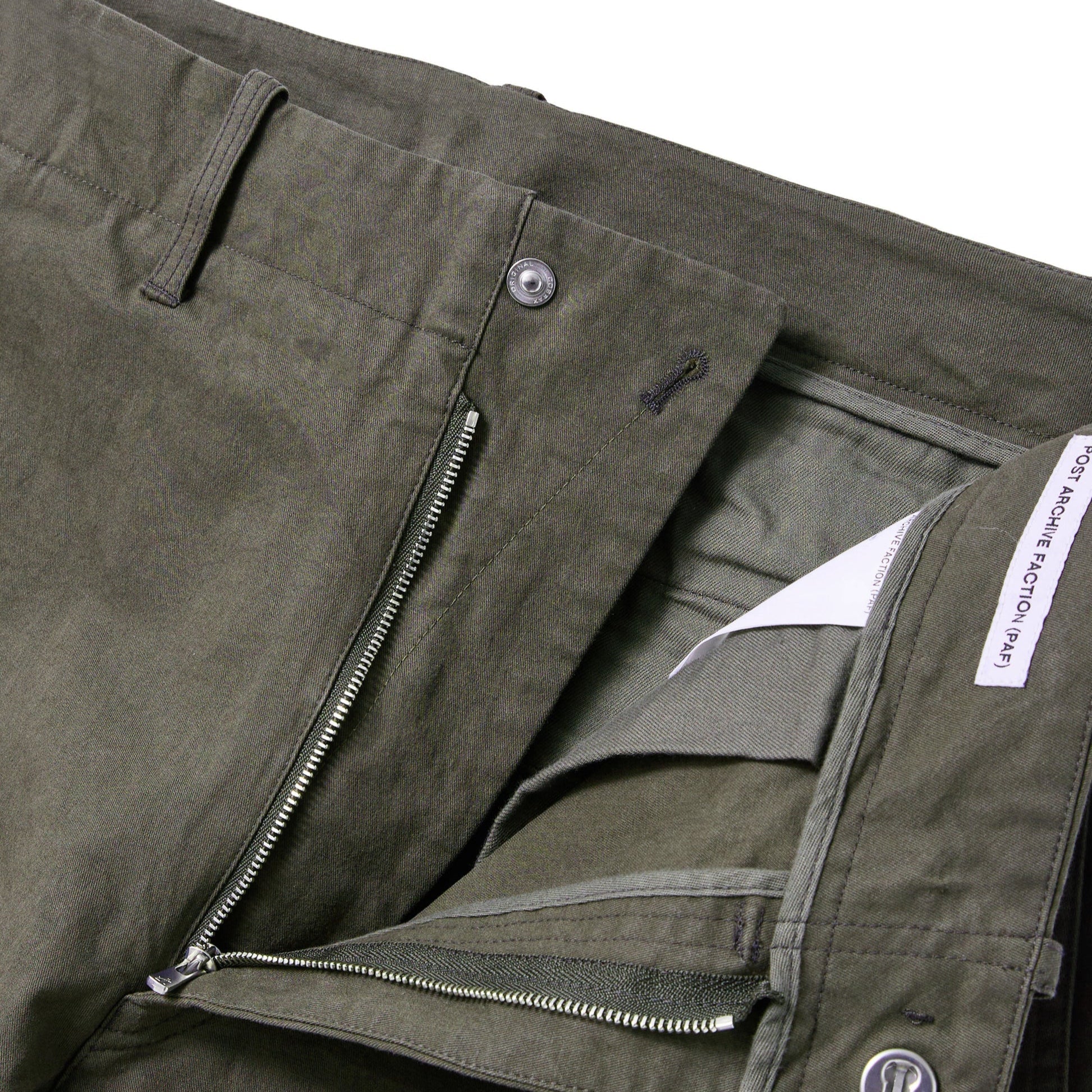 Post Archive Faction Trousers Olive Green - POST ARCHIVE FACTION (PAF)