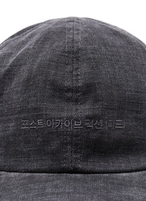 Post Archive Faction Work Cap Charcoal - POST ARCHIVE FACTION (PAF)