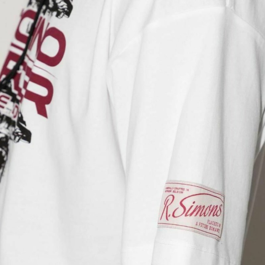 Raf fashion Simons Exit Tee White