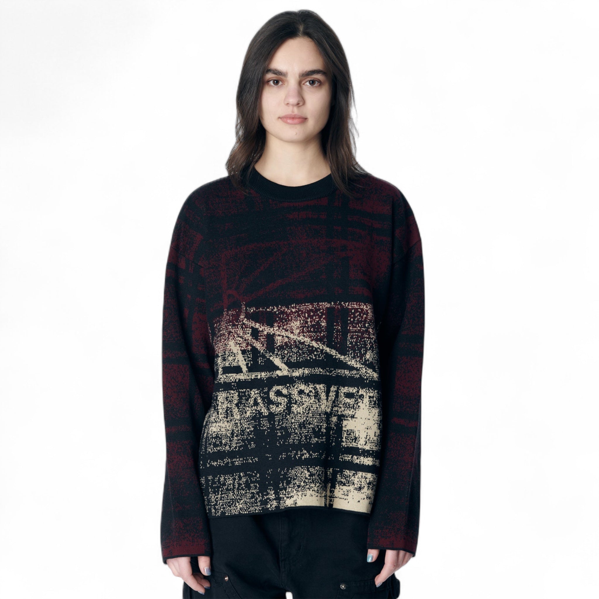Rassvet Logo Fade Knit Sweater - Rassvet