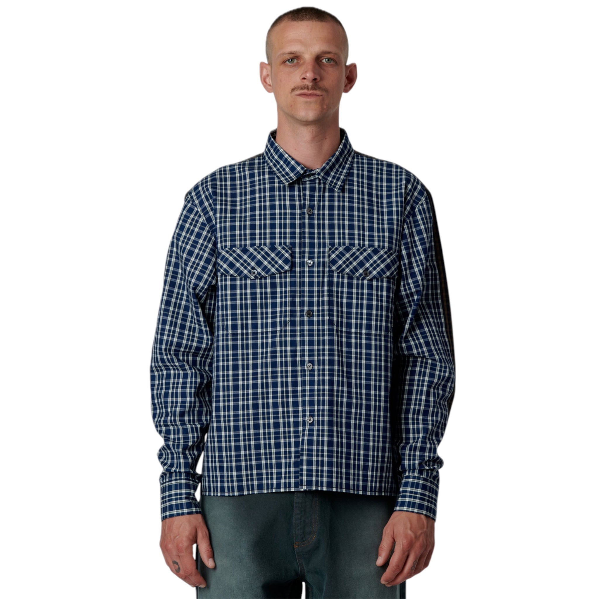 Rassvet SPLIT - CHECK MANAGER LS SHIRT - Rassvet