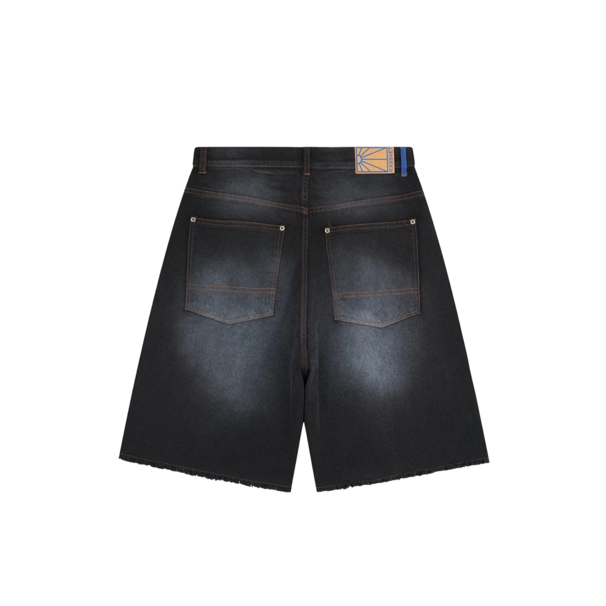 Rassvet Sun Dyed Baggy Denim Shorts - Rassvet