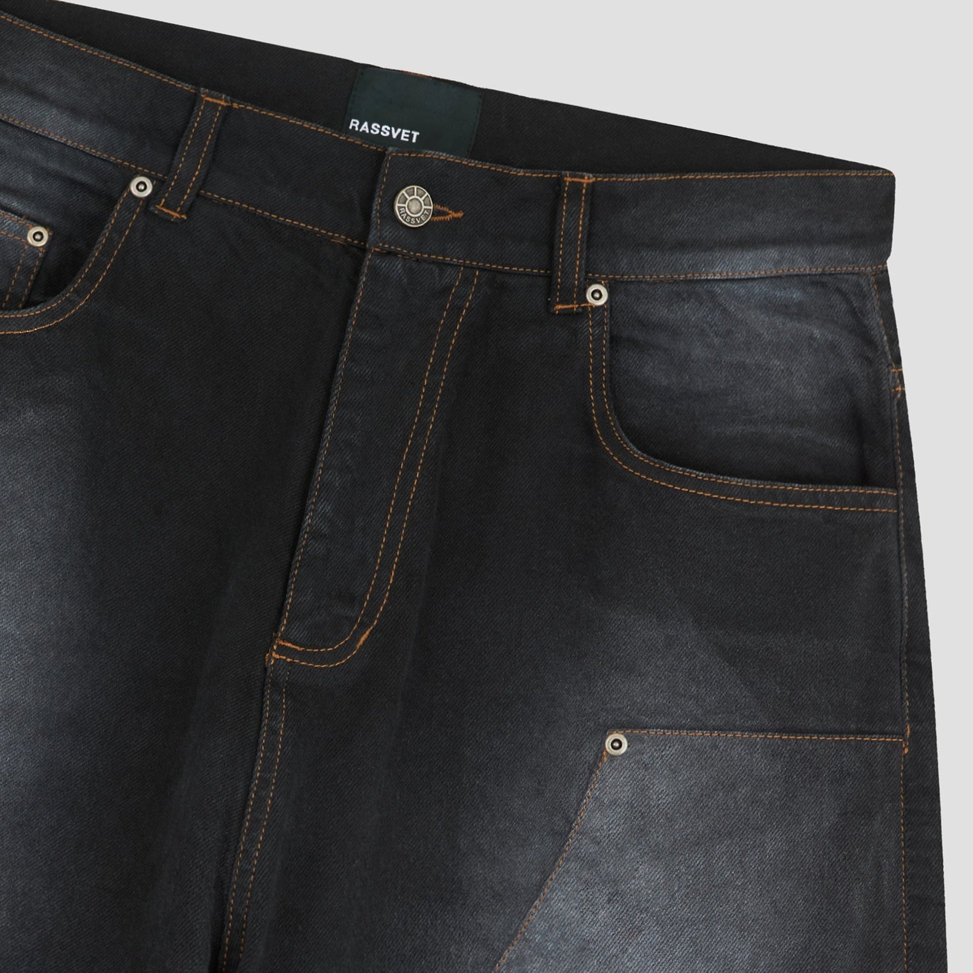 Rassvet Sun Dyed Baggy Denim Shorts - Rassvet