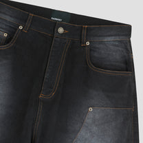 Rassvet Sun Dyed Baggy Denim Shorts - Rassvet